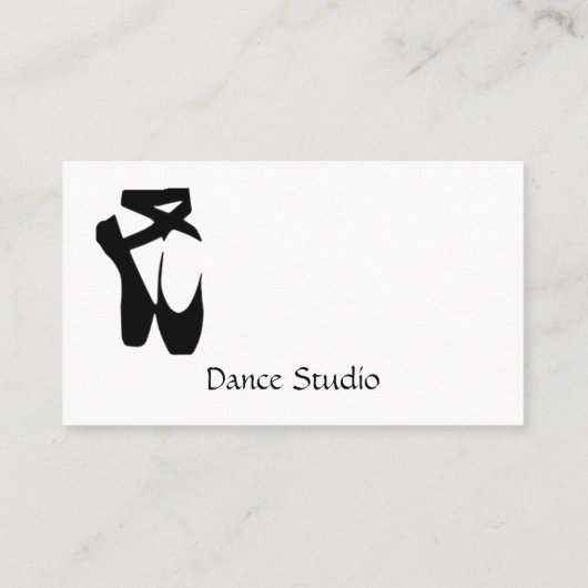 Carte De Visite École de danse (Dos)