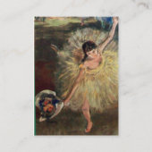 CARTE DE VISITE ÉCOLE DE DANSE / BALLERINA BALLET DANCER (Dos)