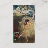 CARTE DE VISITE ÉCOLE DE DANSE / BALLERINA BALLET DANCER (Dos)