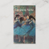 CARTE DE VISITE ÉCOLE DE DANSE / BALLERINA DANSEURS DE BALLET EN B (Dos)