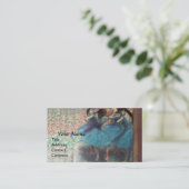 CARTE DE VISITE ÉCOLE DE DANSE / BALLERINA DANSEURS DE BALLET EN B (Debout devant)