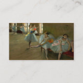 CARTE DE VISITE ÉCOLE DE DANSE / BALLERINA DANSEURS DE BALLET EN R (Dos)