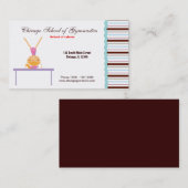 Carte De Visite École de gymnastique (Devant / Derrière)