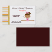 Carte De Visite École de gymnastique (Devant / Derrière)