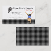 Carte De Visite École de gymnastique (Devant / Derrière)