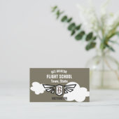 Carte De Visite École de pilotage (Debout devant)