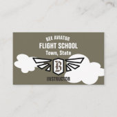 Carte De Visite École de pilotage (Devant)