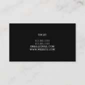 Carte De Visite École de pilotage d'hélicoptères Tours (Dos)