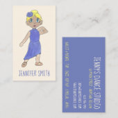 Carte De Visite École de professeur de danse Studio lyrique (Devant / Derrière)