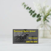 Carte De Visite École de Rodéo | Instructrice de Course de Barils (Debout devant)