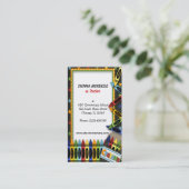 Carte De Visite École primaire (Debout devant)