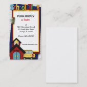 Carte De Visite École primaire (Devant / Derrière)