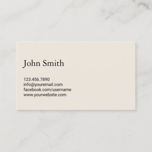 Carte de visite Économiste de script libre (Dos)