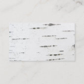 Carte De Visite Écorce de bouleau (Dos)