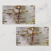 Carte De Visite Écorce de bouleau fissurée (Devant / Derrière)