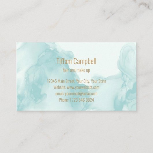 Carte de visite écossais tendance (Dos)