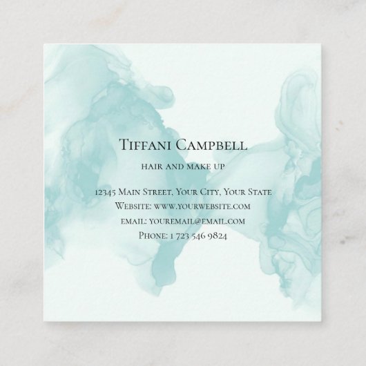 Carte de visite écossais tendance (Dos)