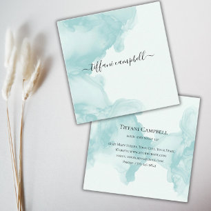 Carte de visite écossais tendance