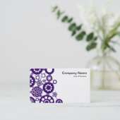 Carte De Visite Écosystème - Deep Purple sur fond blanc (Debout devant)