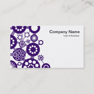 Carte De Visite Écosystème - Deep Purple sur fond blanc