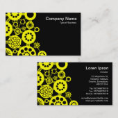 Carte De Visite Écosystème - Jaune avec noir (Devant / Derrière)