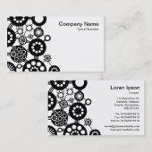 Carte De Visite Écosystème - Noir sur Blanc (Devant / Derrière)