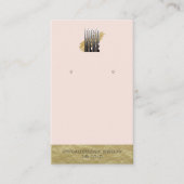 Carte De Visite Écouter Afficher le logo QR Code Social Media Blus (Devant)