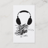 Carte De Visite Écouteurs (Dos)
