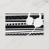Carte De Visite Écouteurs - affaires (Dos)