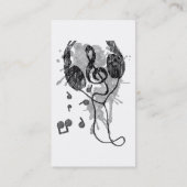 Carte De Visite Écouteurs (G) (Dos)