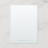 Carte De Visite Écran à bijoux Sage Green Floral Circle (Dos)