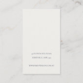 Carte De Visite Écran à cheveux à cheveux à fond Confetti Aquarell (Dos)