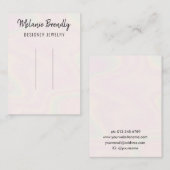 Carte De Visite Écran à Clip Chic moderne tendance (Devant / Derrière)