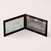 Carte De Visite Écran À Trois Bouteilles, Bar À Vins/Vin, Détaillé (Intérieur)