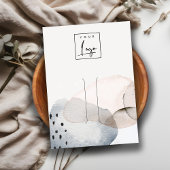 Carte De Visite Écran Abstrait du logo de l'aquarelle