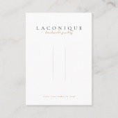 Carte De Visite Écran | ABSTRAIT | Moderne (Devant)