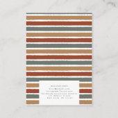 Carte De Visite Écran | ABSTRAIT | Moderne (Dos)