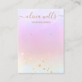 Carte De Visite Ecran Arc-en-ciel en or (Devant)