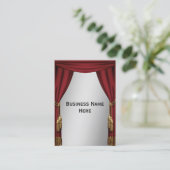 Carte De Visite Écran Argent Théâtre (Debout devant)