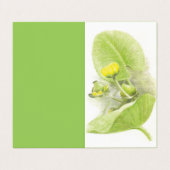 Carte De Visite Ecran crayon jaune (Extérieur déplié)