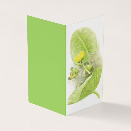 Carte De Visite Ecran crayon jaune (Extérieur)