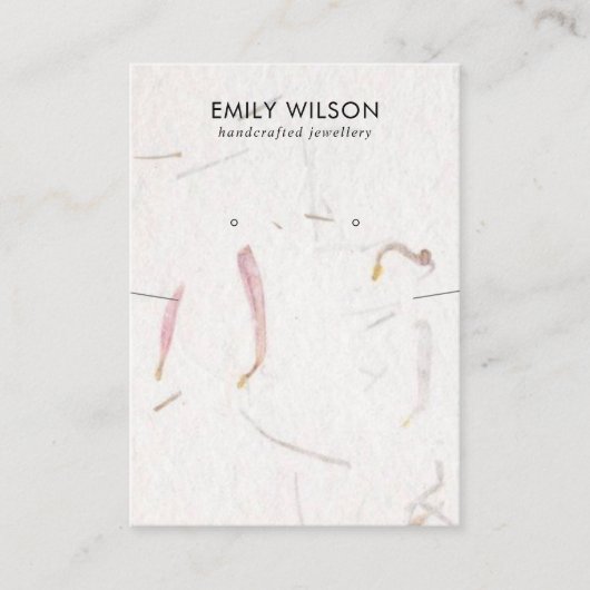 CARTE DE VISITE ÉCRAN D'APPAREIL D'APPAREIL DE PAPIER À LA MAIN (Devant)