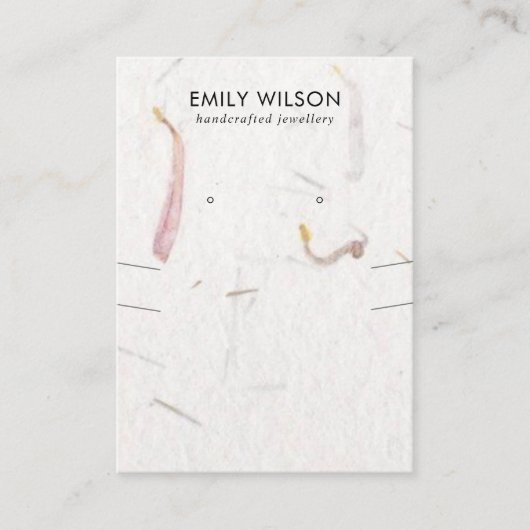 CARTE DE VISITE ÉCRAN D'APPAREIL D'APPAREIL DE PAPIER À LA MAIN (Devant)