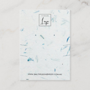 CARTE DE VISITE ÉCRAN D'APPAREIL D'APPAREIL PETAL FAIT À LA MAIN L