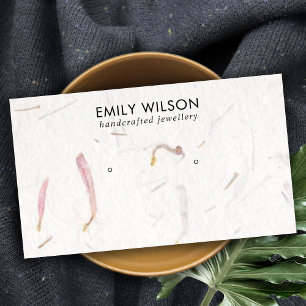 CARTE DE VISITE ÉCRAN D'APPROVISIONNEMENT EN PAPIER BLANC EN PÉTAL