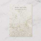 Carte De Visite Écran de bande de Parties scintillant en marbre be (Devant)