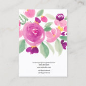 Carte De Visite Écran de barrette élégante à poil mauresque (Dos)