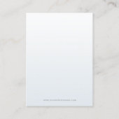 Carte De Visite Écran de bijouterie bleu-duché (Dos)