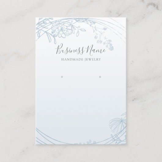 Carte De Visite Écran de bijouterie bleu-duché (Devant)