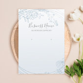 Carte De Visite Écran de bijouterie bleu-duché